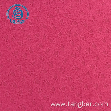 Anti Pilling 100 Polyester polar Fleece Emboss Fabric